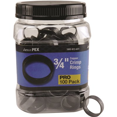 3/4 IN. CRIMP RING 100-PK JR