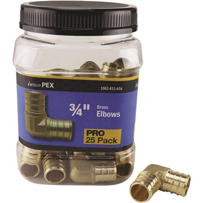 3/4 IN. PX EL 25-PK JR