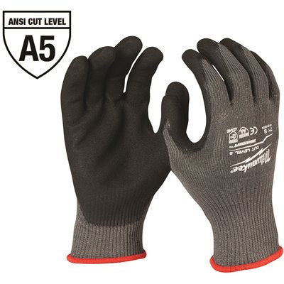 GLOVES NITRL CUT5 GRAY MED