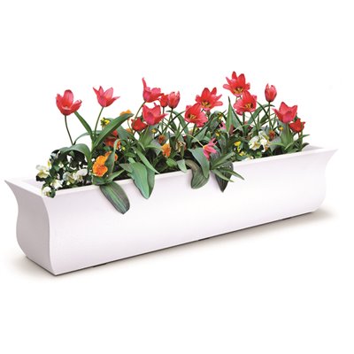 VALENCIA WINDOW BOX 4FT WHT