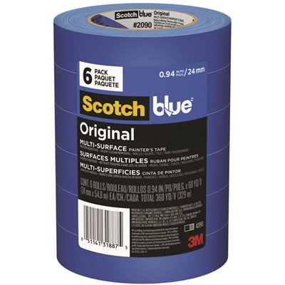 0.94"X60YDS PAINTTAPE 6PK