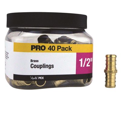 1/2 BRASS PX COUP JR (40PK)