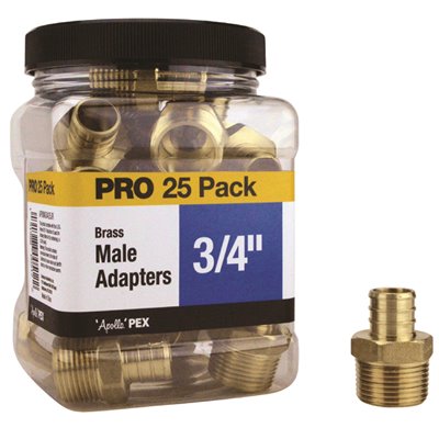 3/4 PX MALE ADPTR JR (25PK)