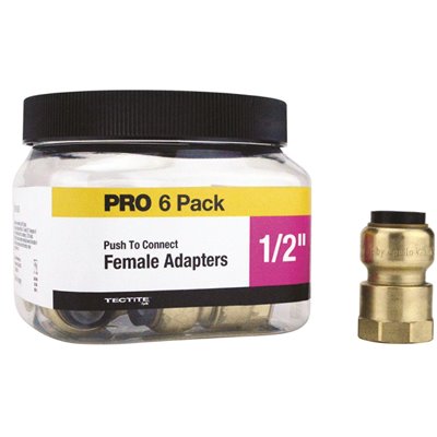 1/2 PTC FEM ADPTR - 6 PK