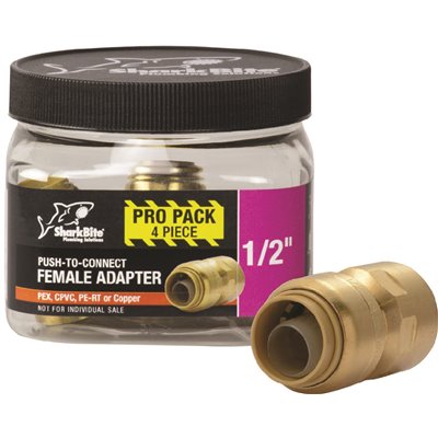 1/2" SB FEMALE ADAPTER 4PK