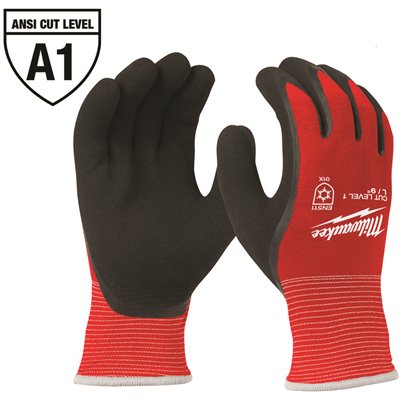 GLOVES WINTER CUT1 RED XL