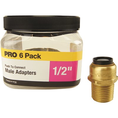 1/2 X MALE ADPTR JR (6-PK)