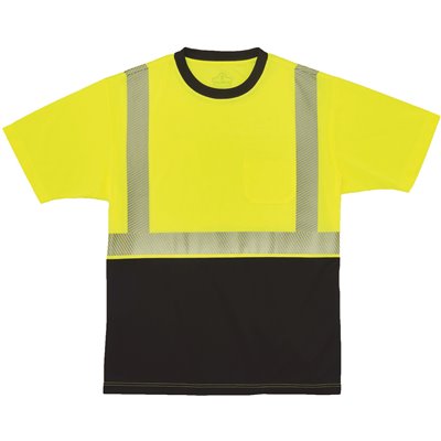 GLOWEAR LG LIME PERF SHIRT