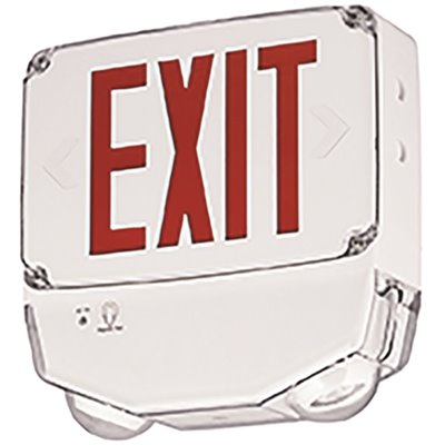 WHITE/RED LED EXIT SIGN