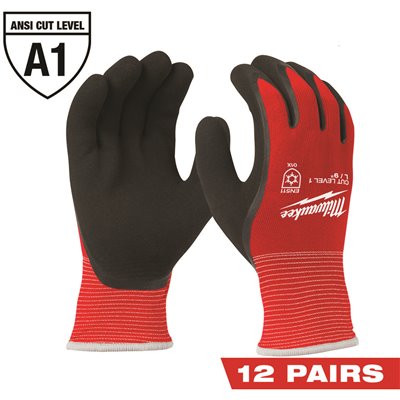 GLOVES LTX LVL 1 RED SM 12PK