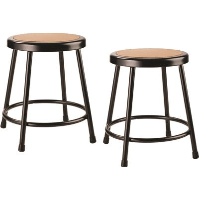 18" BLK HVY DTY STOOL 2PK