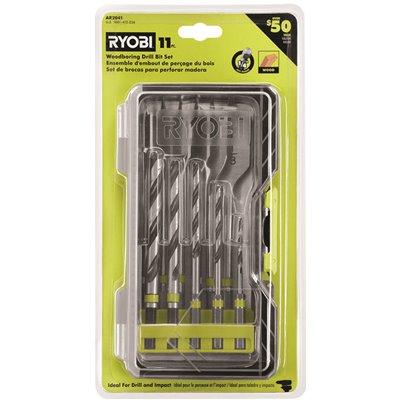 WOOD DRILLING SET (11-PIECE)