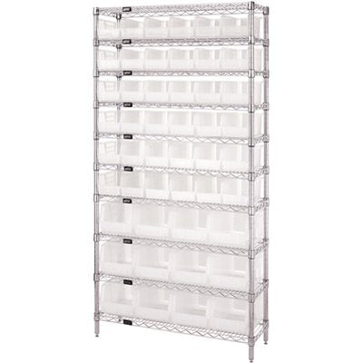 WIRESHELVING 10T 36X14X74 CL