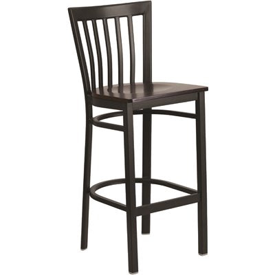 29" WOOD GRAIN BAR STOOL