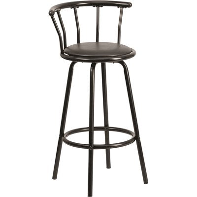 BLK METAL 30" BARSTOOL