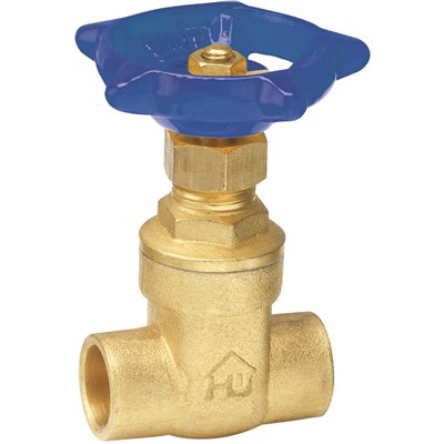 1/2" BRS SWTxSWT GATE VALVE