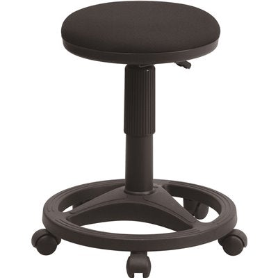 22 IN. BLK UPHOLSTERED STOOL