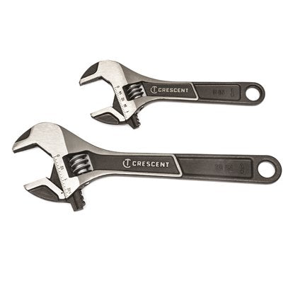 WRENCH SET WIDE JAW ADJ 2PC