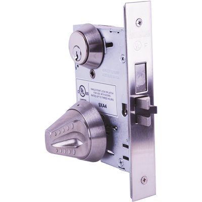 MORTISE LOCK KNOB SATIN SS