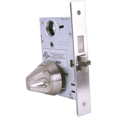 MORTISE LOCK KNOB SATIN SS