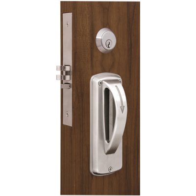 MORTISE LOCK ARCH SATIN SS