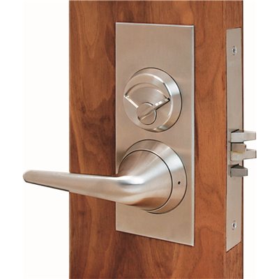 MORTISE LOCK LEVER SATIN SS