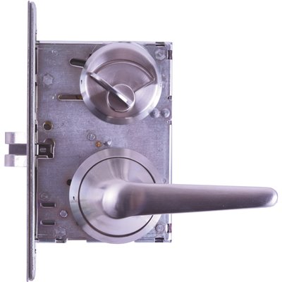 MORTISE LOCK LEVER SATIN SS