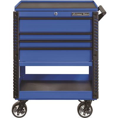 TOOL CART 4DRAWER 33IN BLUE