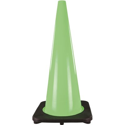 SAFETY CONE FLUOR GREEN 28IN