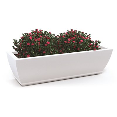 ACADIA WINDOW BOX 36X11 WHT