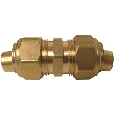 3/8 LF BRASS COMP UNION 10PK