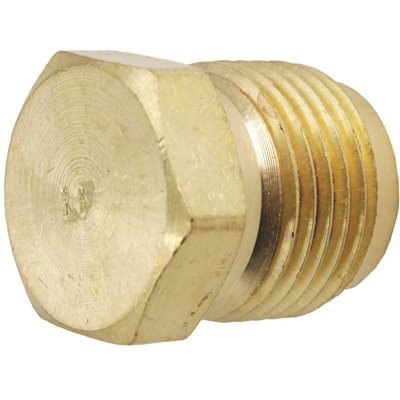 1/2 BRASS HEX HEAD PLUG 10PK