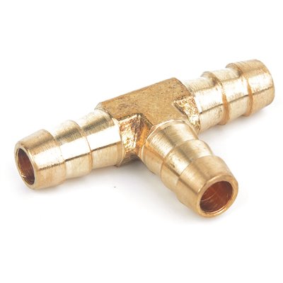 3/8 LF BRASS BARB TEE 10PK