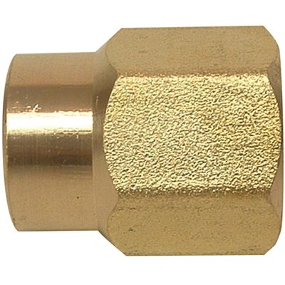 3/4 X 1/2 BRASS COUPLNG 10PK