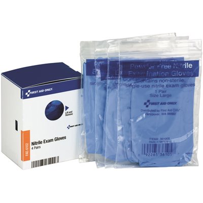 NITRILE EXAM GLOVES 8BX