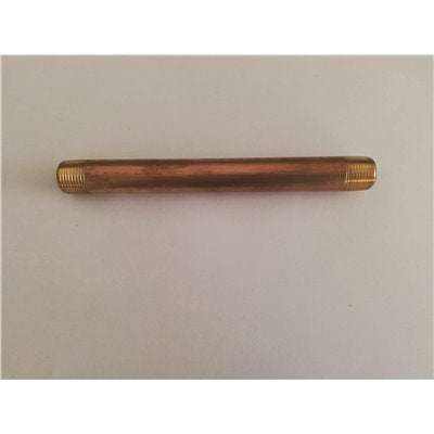 3/8 X 6 BRASS NIPPLE 1EA