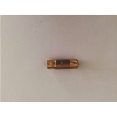 3/8 X 2 BRASS NIPPLE 10PK