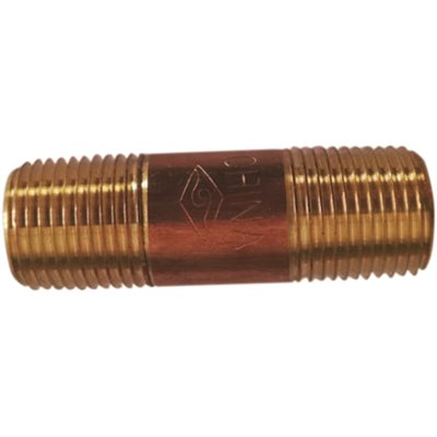 1/2 x2-1/2 BRASS NIPPLE 10PK