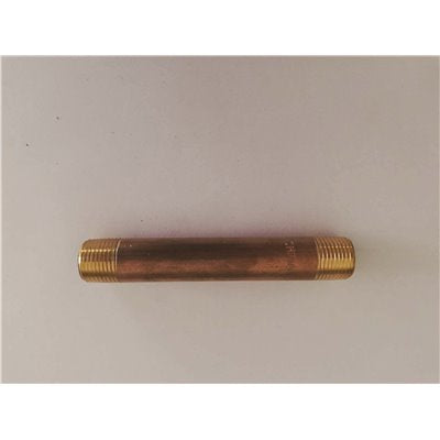 3/8 X 4 BRASS NIPPLE 10PK