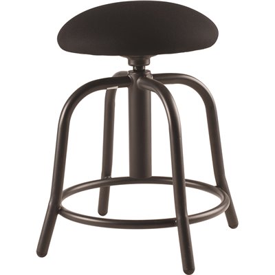 ADJ STOOL BLACK SEAT/BLK FRM