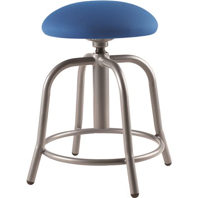 ADJ STOOL BLUE SEAT/GRY FRM