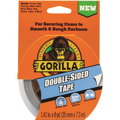 1.41"X8YD. DBLSIDED TAPE 6PK