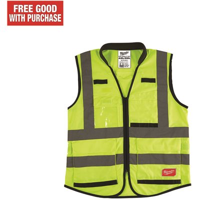 SAFETY VEST YELLOW 4XL/5XL