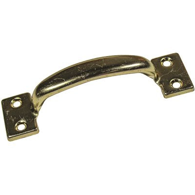 WINDOW SASH PULL BRASS 5PK