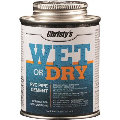 8oz WET OR DRY PVC CEMENT