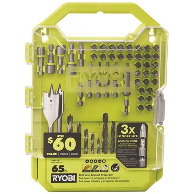 DRILL/IMPACT DRIVE KIT 65PC