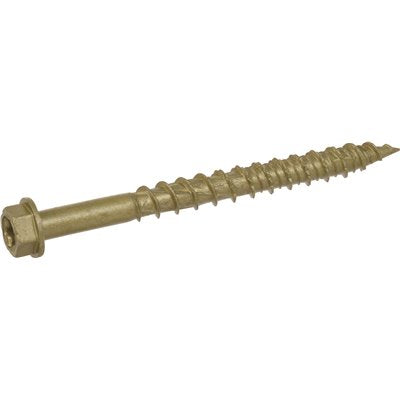 #8X2-1/2" SCREW EXT FLT BRNZ