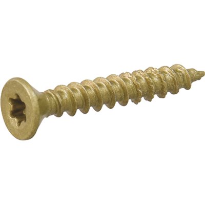 #6X1/2" SCREW EXT FLT BRNZ