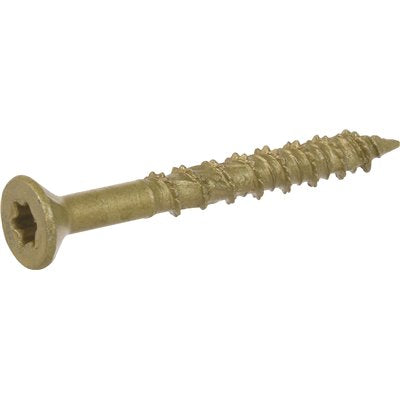 #8X2-1/2" SCREW EXT FLT BRNZ