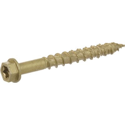 #6X5/8" SCREW EXT FLT BRNZ